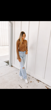 Load image into Gallery viewer, Word To The Wise Long Sleeve Collared Top