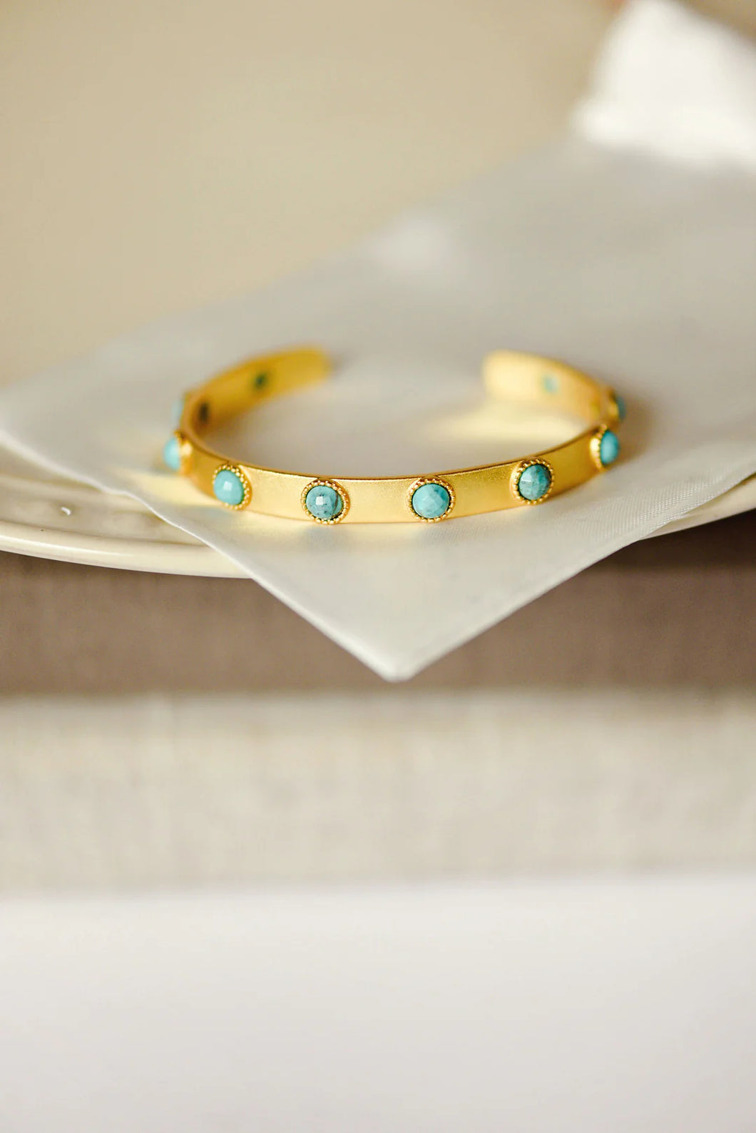 Tatum James Whitney Mini Turquoise Cuff