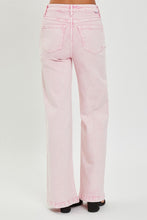 Load image into Gallery viewer, Turning Heads High Waisted Straight Leg Acid Pink Jeans