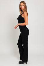 Load image into Gallery viewer, Just Makes Sense Sleeveless Black Sweater Jumpsuit