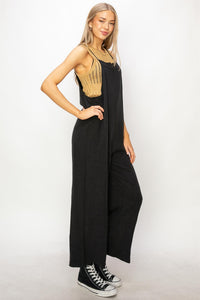 Floating In The Wind Black Jumpsuit