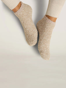 Barefoot Dreams CozyChic® 2 Pair Tennis Sock Set- Stone Multi