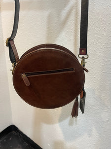 Myra Round Cowhide Handbag