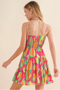 Paradise Island Printed Dress