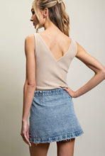 Load image into Gallery viewer, Powerful Feeling Stonewashed Wrapped Mini Skort