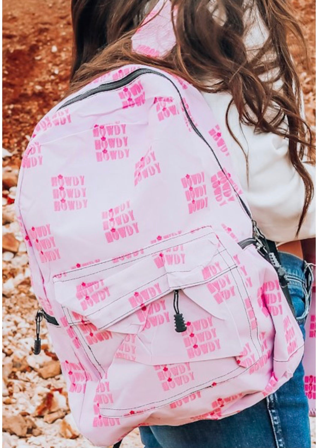 Pink Howdy Backpack