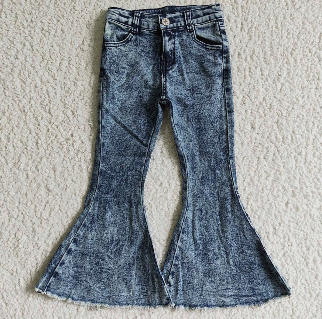 Baby Girl Stonewash Bells