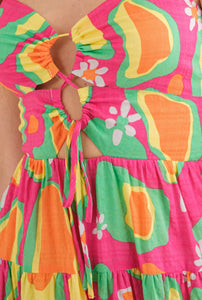 Paradise Island Printed Dress