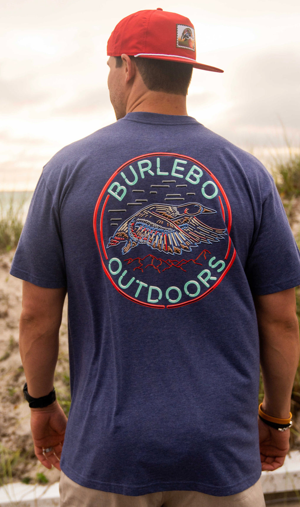 Burlebo Flying Neon Duck Graphic Tee