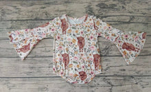 Load image into Gallery viewer, Baby Girls Pink Highland Long Sleeve Onesie