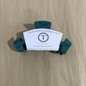 Teleties Large Storm Blue Hair Clip