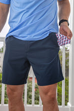 Load image into Gallery viewer, Burlebo Everyday Shorts - Deep Water Navy - USA Star Pocket