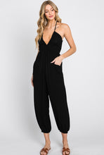 Load image into Gallery viewer, Walk Tall Black Jogger Jumpsuit