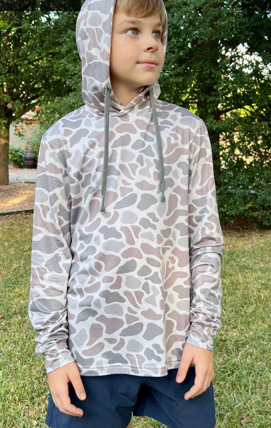 Burlebo Retro Duck Camo Performance Hoodie