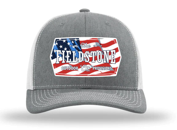 Adult Fieldstone Red, White, and Blue Hat