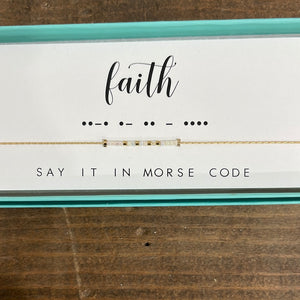 Morse Code Uplifting Necklaces