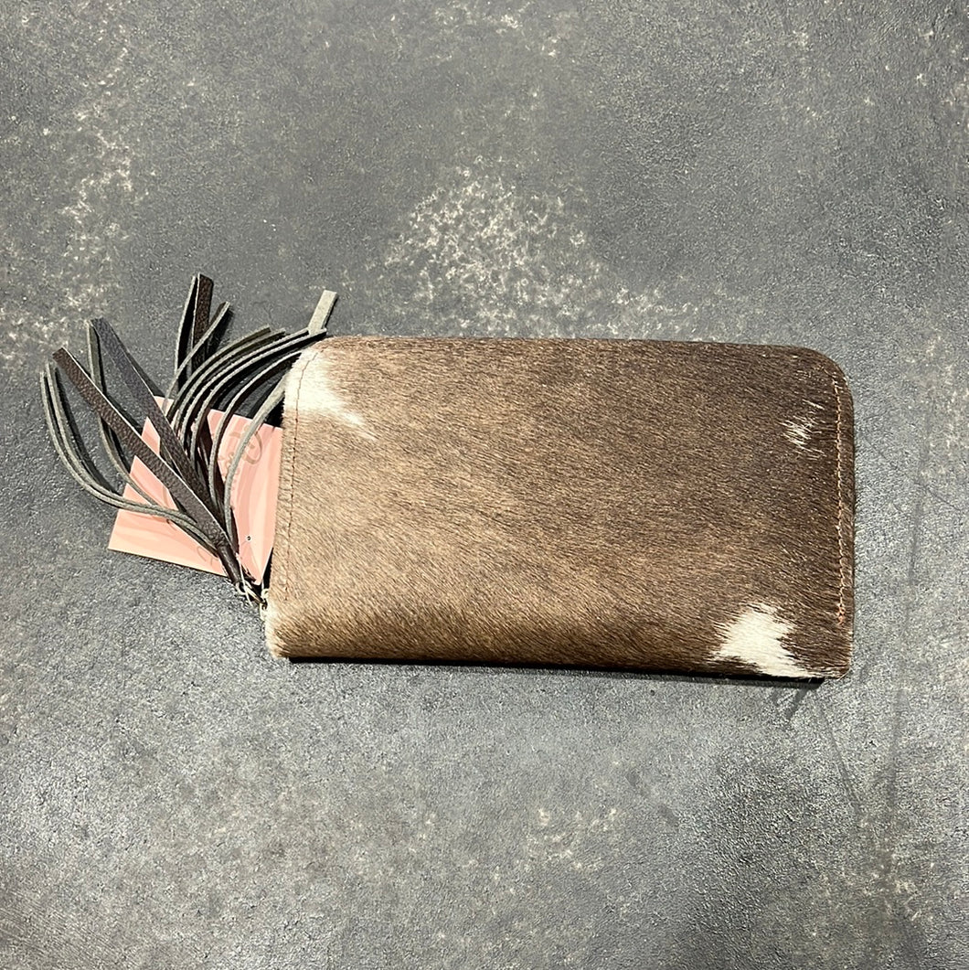 Brown Cow Hide/Leather Wallet