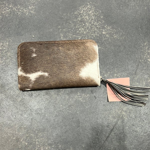 Brown Cow Hide/Leather Wallet