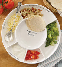 Load image into Gallery viewer, Mud Pie &quot;Let&#39;s Taco &#39;Bout It&quot; Platter and Spoon Set