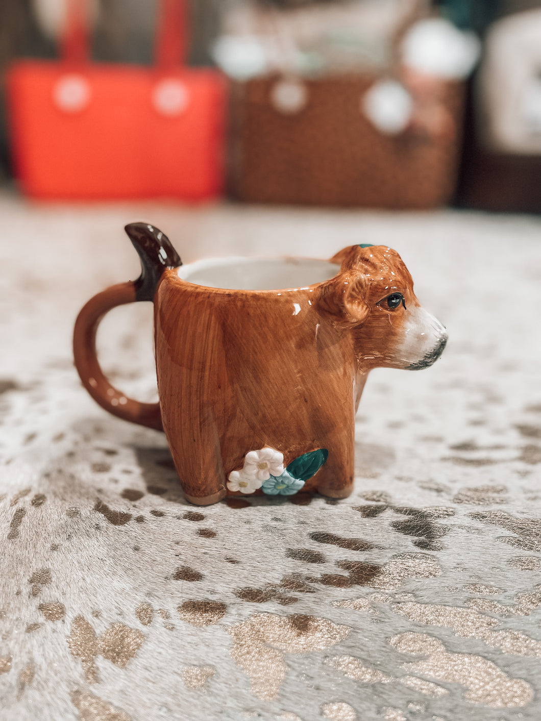 Ceramic Cow Mug