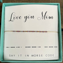 Load image into Gallery viewer, Morse Code Mother’s Bracelets