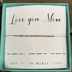 Morse Code Mother’s Bracelets